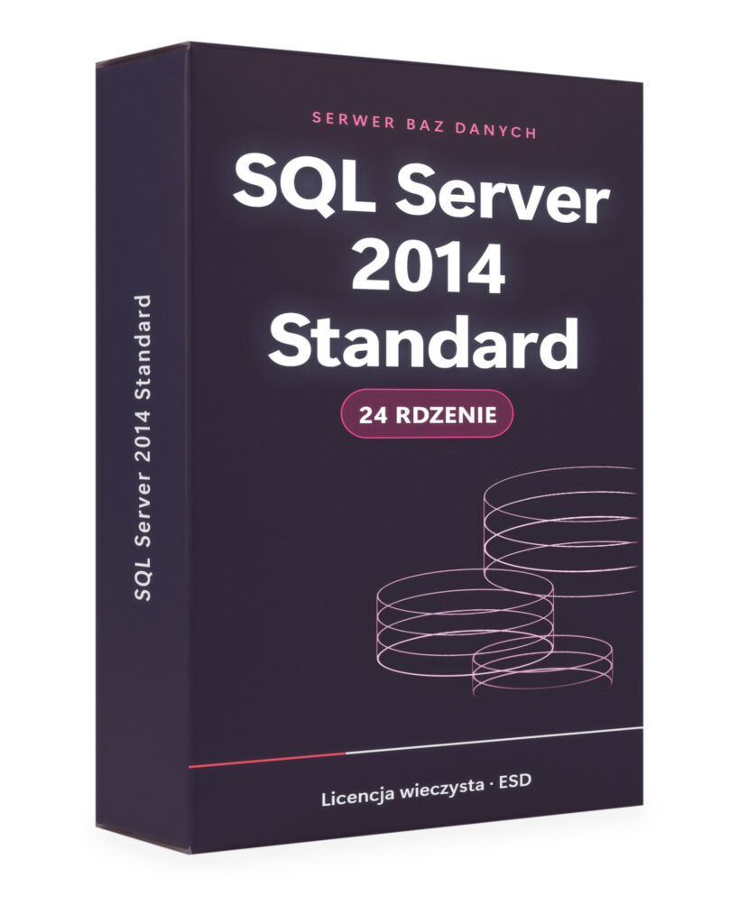 Microsoft SQL Server 2014 Standard 24 Core - licencja ESD - SQL 2014 | Licencjapro.pl