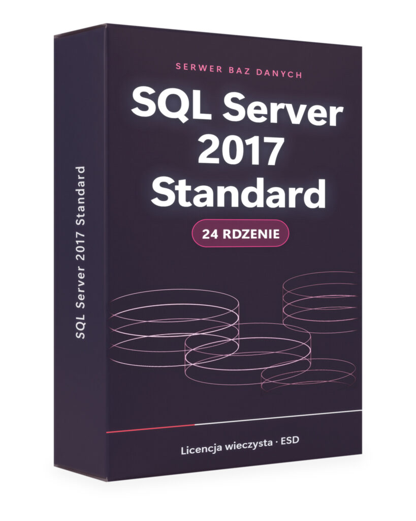 Microsoft SQL Server 2017 Standard 24 Core - licencja ESD - SQL 2017 | Licencjapro.pl