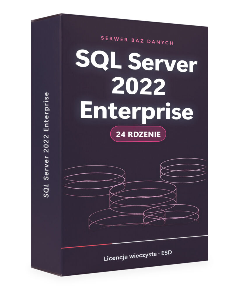 Microsoft SQL Server 2022 Enterprise 24 Core - licencja ESD - SQL 2022 | Licencjapro.pl