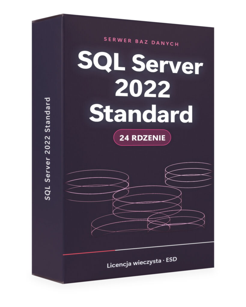 Microsoft SQL Server 2022 Standard 24 Core - licencja ESD - SQL 2022 | Licencjapro.pl