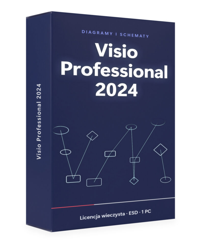 Microsoft Visio Professional 2024 - Windows - licencja wieczysta ESD 1 PC - Oddzielne Aplikacje | Licencjapro.pl