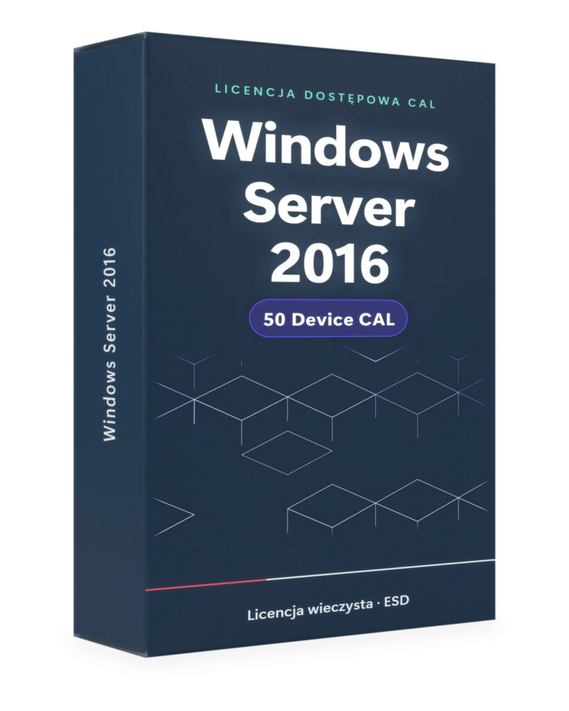 Microsoft Windows Server 2016 50 Device CAL - licencja cyfrowa - 2016 | Licencjapro.pl
