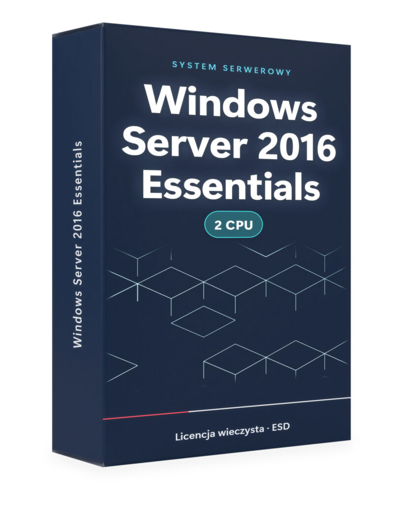 Microsoft Windows Server 2016 Essentials 2CPU - licencja ESD - Server 2016 | Licencjapro.pl