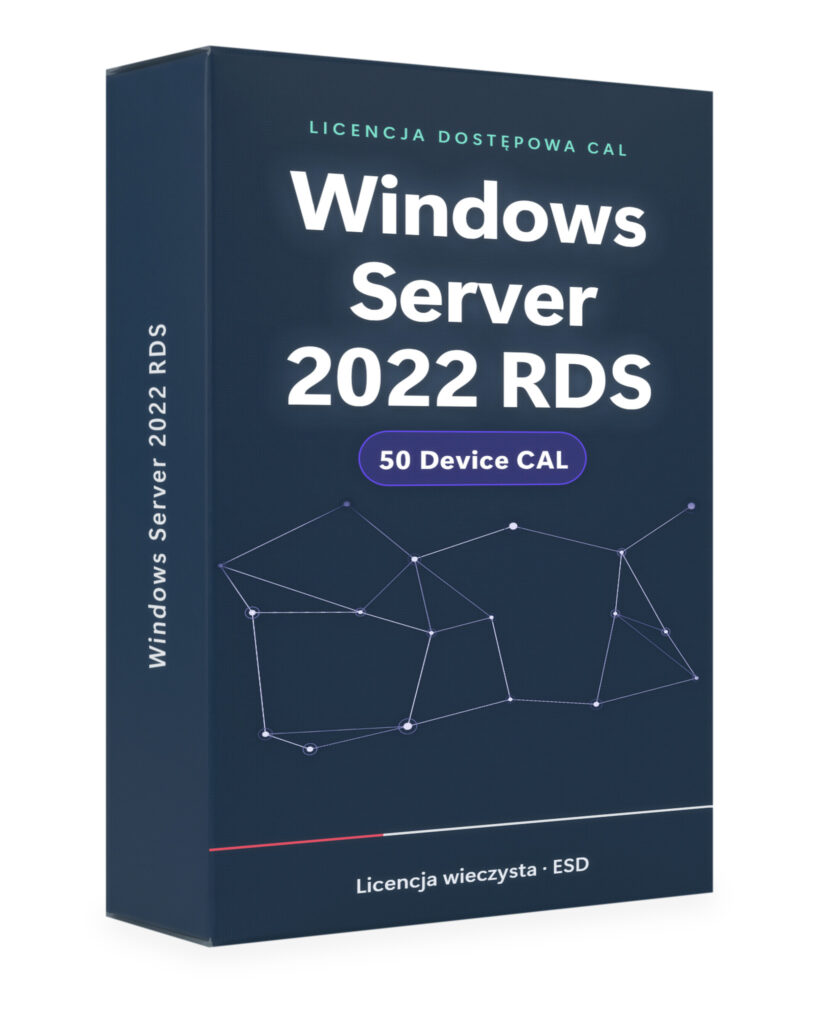 Microsoft Windows Server 2022 RDS 50 Device CAL - licencja cyfrowa - 2022 | Licencjapro.pl