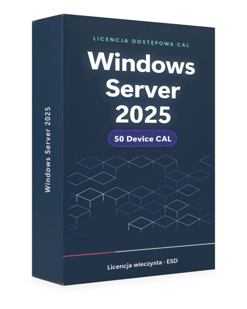 Microsoft Windows Server 2025 50 Device CAL - licencja cyfrowa - 2025 | Licencjapro.pl