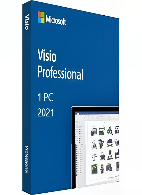 Microsoft Visio Professional 2021 - Efektywne Tworzenie Diagramów i Wizualizacji - Oddzielne Aplikacje | Licencjapro.pl