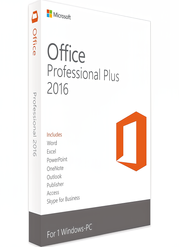Microsoft Office 2016 Professional Plus - Licencja wieczysta, Pakiet Biuro - Office 2016 | Licencjapro.pl