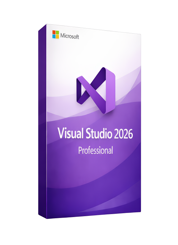 Microsoft Visual Studio 2026 Professional.png Microsoft Visual Studio 2026 Professional - Nowoczesne IDE z Wbudowaną AI i Wieczystą Licencją - Oddzielne Aplikacje | Licencjapro.pl