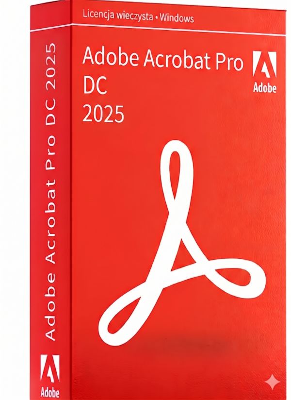 Adobe Acrobat Pro 2025 - Windows - licencja wieczysta ESD 1 PC - Adobe | Licencjapro.pl