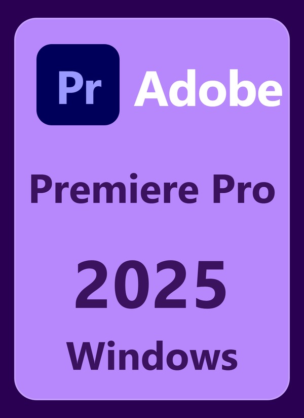 Adobe Premiere Pro 2025 Adobe Premiere Pro 2025 - Windows - licencja wieczysta ESD 1 PC - Adobe | Licencjapro.pl